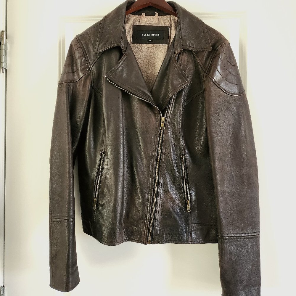 LEATHER MOTO JACKET